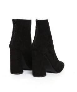 Fashion Nova Best Sellers Who Said Bootie - Black