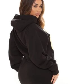 Fashion Nova Hennything Is Possible Oversized Hoodie - Black Best Sellers
