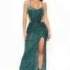 Fashion Nova Howlin' For You Maxi Dress - Hunter DRESSES
