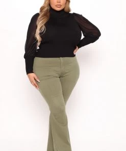 Fashion Nova Meet Me In Manhattan Sweater - Black Teddies & Babydolls