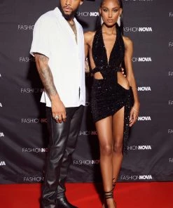 Mysite Catch A Vibe Sequin Mini Dress - Black