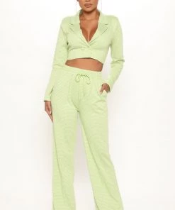 Fashion Nova Estelle Swuit Set - Green