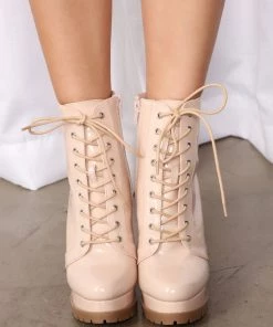 Fashion Nova No Strings Attached Booties - Nude Best Sellers