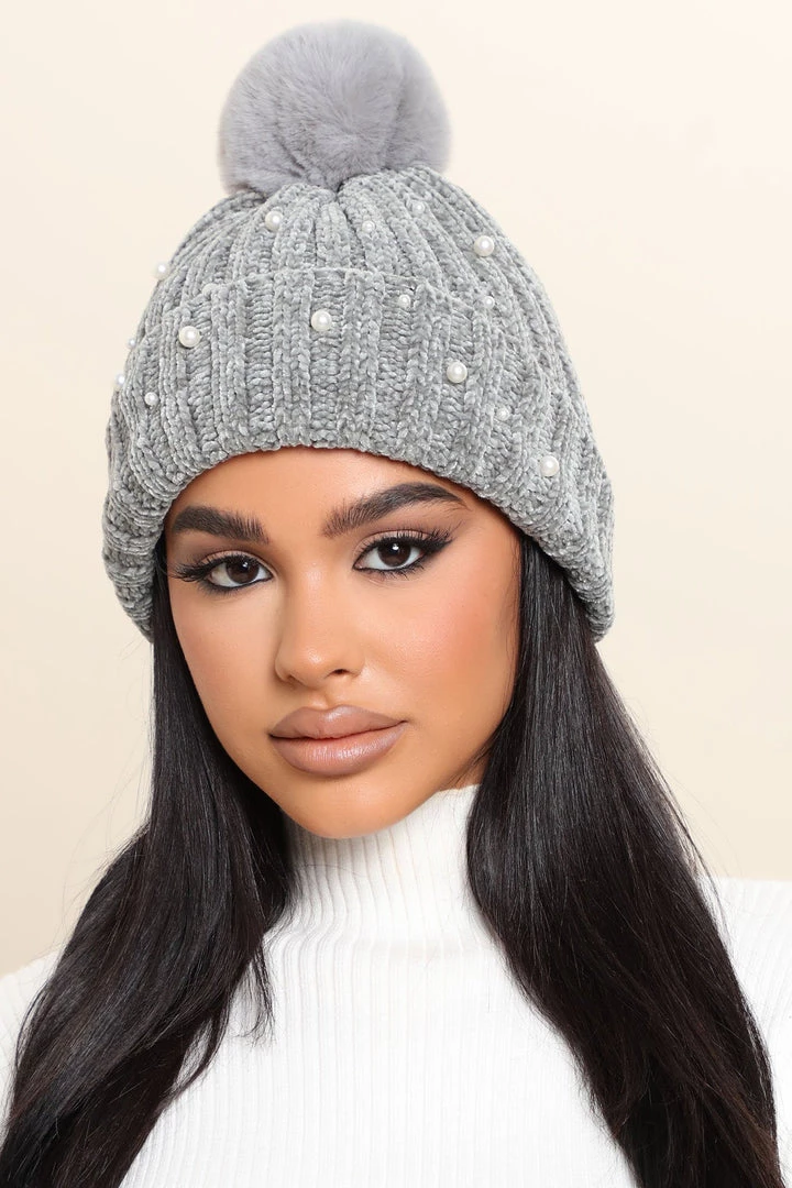 FashionNob Aspen For The Weekend Beanie - Grey Teddies & Babydolls 1 FashionNob Aspen For The Weekend Beanie - Grey Teddies & Babydolls
