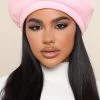 Fashion Nova Yes Im Spoiled Beret Hat - Pink New Today