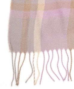 Fashion Nova Cozy Cute Plaid Scarf - Lilac Teddies & Babydolls