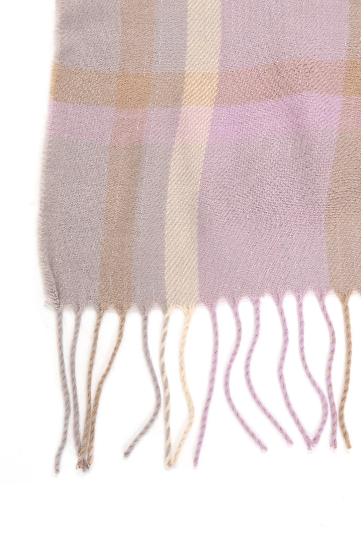 Fashion Nova Cozy Cute Plaid Scarf - Lilac Teddies & Babydolls 2 Fashion Nova Cozy Cute Plaid Scarf - Lilac Teddies & Babydolls