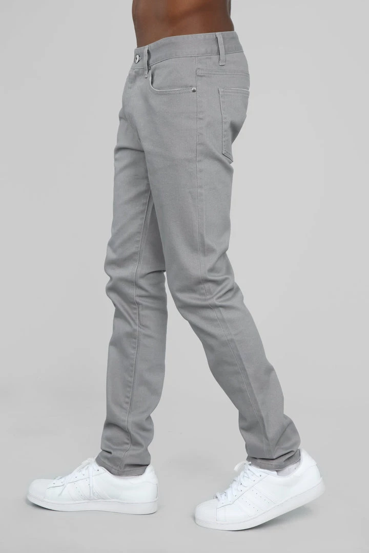 Mysite Mac Chino Pants - Charcoal 4 Mysite Mac Chino Pants - Charcoal