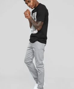 Mysite Mac Chino Pants - Charcoal 13 Mysite Mac Chino Pants - Charcoal