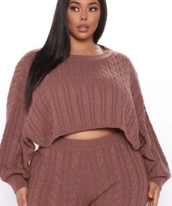 Fashion Nova Meet Me Half Way Sweater - Mocha 13 Fashion Nova Meet Me Half Way Sweater - Mocha