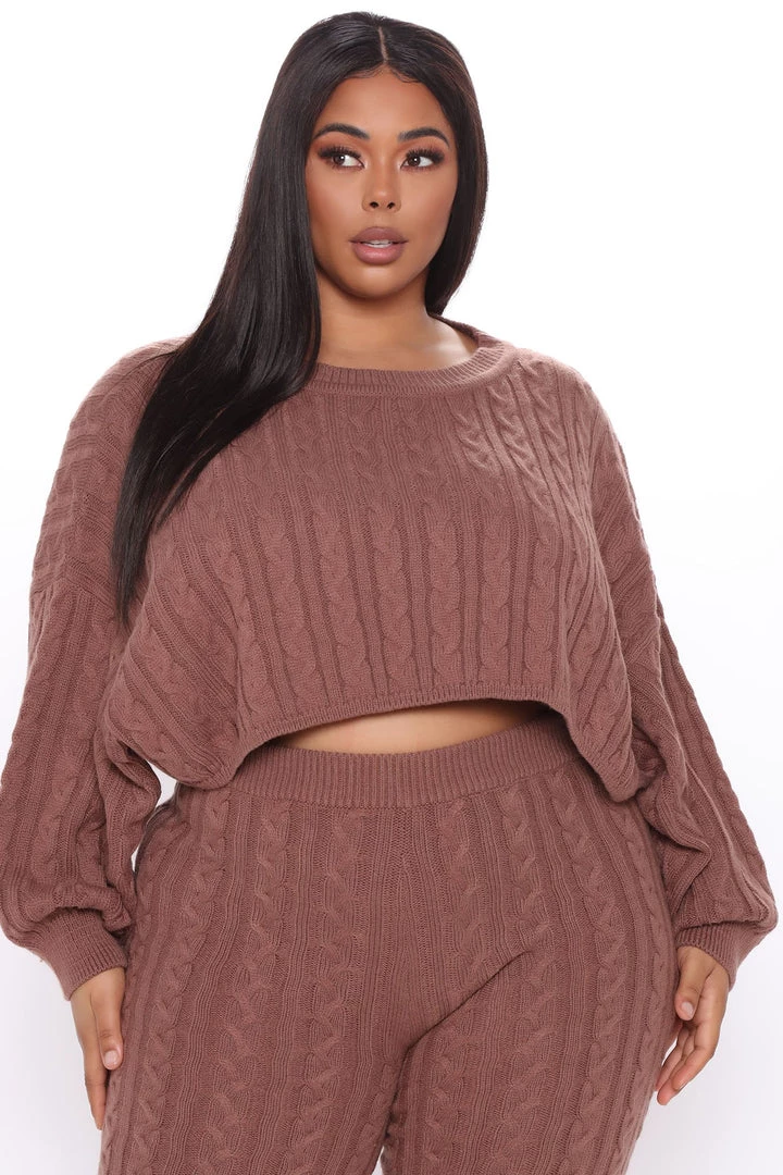 Fashion Nova Meet Me Half Way Sweater - Mocha 6 Fashion Nova Meet Me Half Way Sweater - Mocha