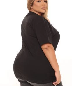 Fashion Nova Hennything Is Possible Gold Top - Black Teddies & Babydolls