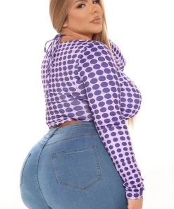 Fashion Nova Teddies & Babydolls Just An Illusion X Wrap Top - Purple/combo 15 Fashion Nova Teddies & Babydolls Just An Illusion X Wrap Top - Purple/combo