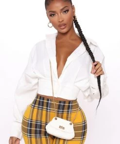 Fashion Nova Influencer Looks It's Poppin' Crop Top - White