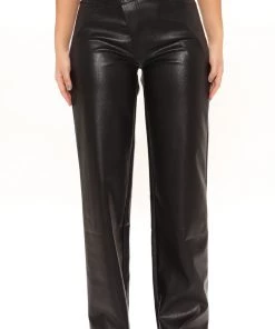 Fashion Nova Wanna Talk To You Pants 33 - Black Best Sellers