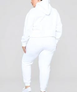 Mysite Stole Your Boyfriend's Oversized Hoodie - White New Today