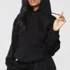 Mysite Stole Your Boyfriend's Oversized Hoodie - Black