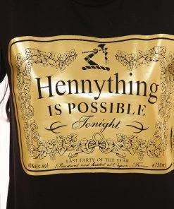 Fashion Nova Hennything Is Possible Gold Top - Black Teddies & Babydolls