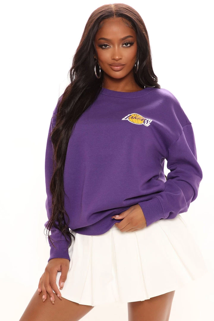 Fashion Nova LA Lakers Forever Sweatshirt - Purple Best Sellers 3 Fashion Nova LA Lakers Forever Sweatshirt - Purple Best Sellers