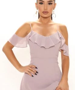 Fashion Nob In Honor Of Her Maxi Dress - Mauve DRESSES