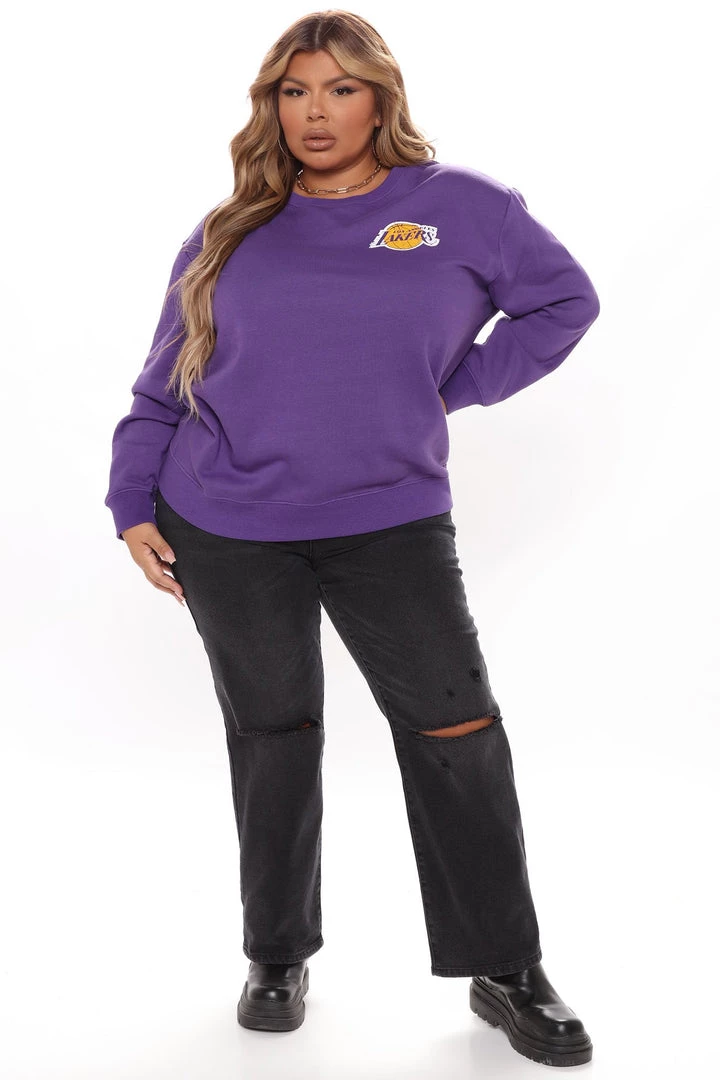 Fashion Nova LA Lakers Forever Sweatshirt - Purple Best Sellers 6 Fashion Nova LA Lakers Forever Sweatshirt - Purple Best Sellers
