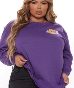 Fashion Nova LA Lakers Forever Sweatshirt - Purple Best Sellers 14 Fashion Nova LA Lakers Forever Sweatshirt - Purple Best Sellers
