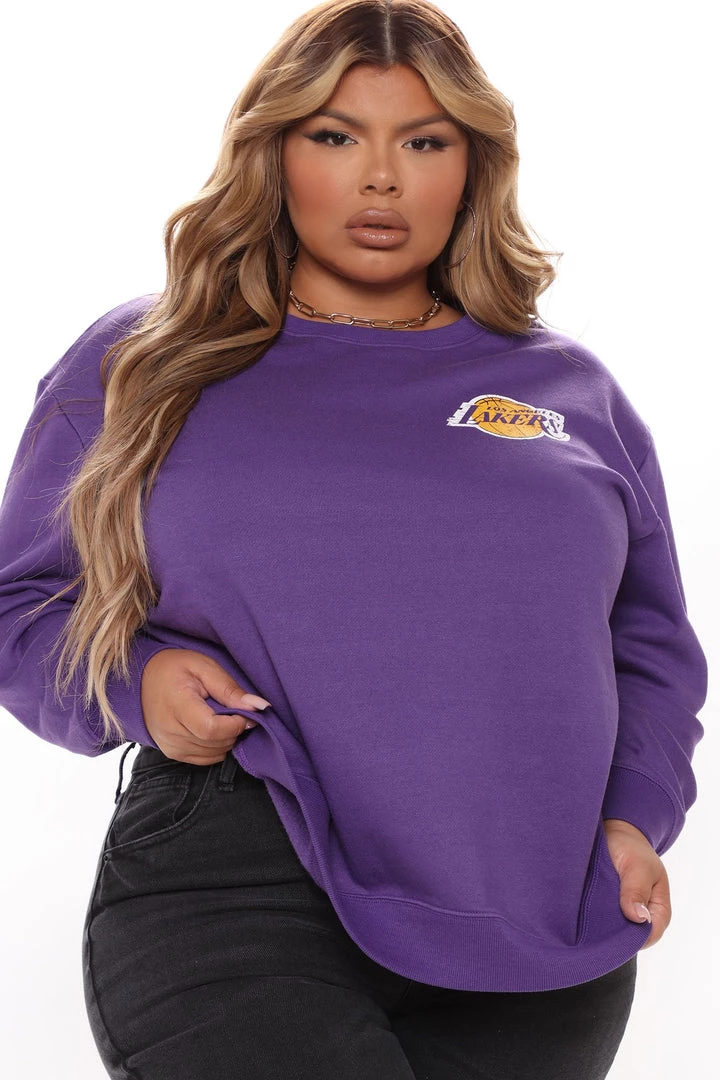 Fashion Nova LA Lakers Forever Sweatshirt - Purple Best Sellers 7 Fashion Nova LA Lakers Forever Sweatshirt - Purple Best Sellers