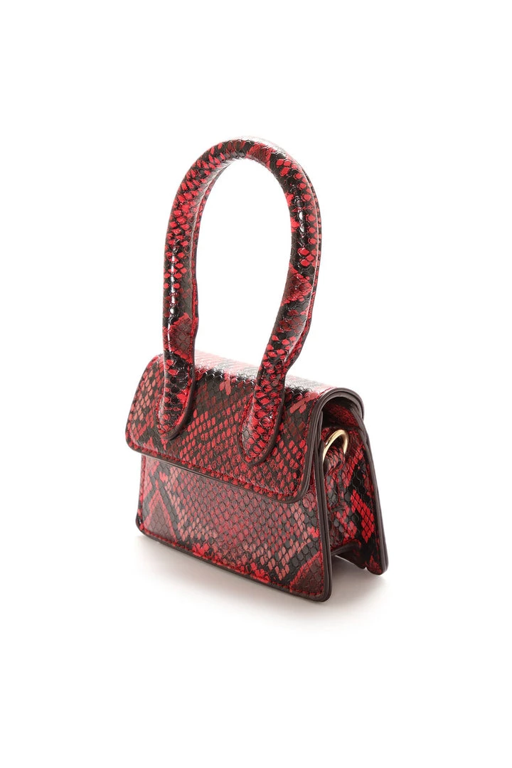 FashionNob Bring The Heat Micro Mini Handbag - Red/Black 4 FashionNob Bring The Heat Micro Mini Handbag - Red/Black
