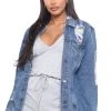 Fashion Nob Stereo Love Denim Jacket - Dark Denim Teddies & Babydolls