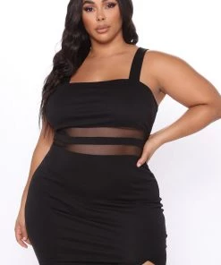 Fashion Nob Let's Mingle Bodycon Mini Dress - Black