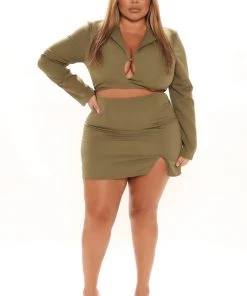 Fashion Nova Regina Mini Dress - Olive 12 Fashion Nova Regina Mini Dress - Olive
