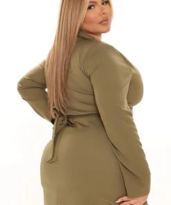 Fashion Nova Regina Mini Dress - Olive 15 Fashion Nova Regina Mini Dress - Olive
