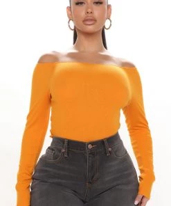 Fashion Nova Forever My Favorite Top - Mustard Teddies & Babydolls