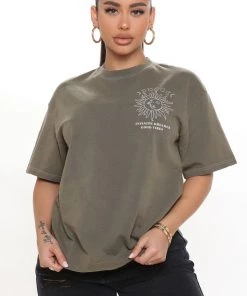 Fashion Nova Teddies & Babydolls Infinite Dreamer Washed Top - Grey Mineral Wash