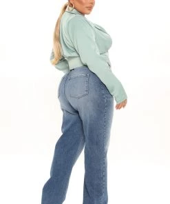 Fashion Nova Teddies & Babydolls Sorry It's Girls' Night Out Top - Sage