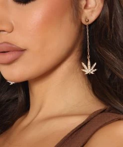 Fashion Nova Flying High With You Drop Earrings - Gold Best Sellers