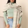 Fashion Nova See You Around Plaid Scarf - Sage
