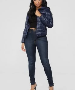 Fashion Nob Alaska Padded Jacket - Navy