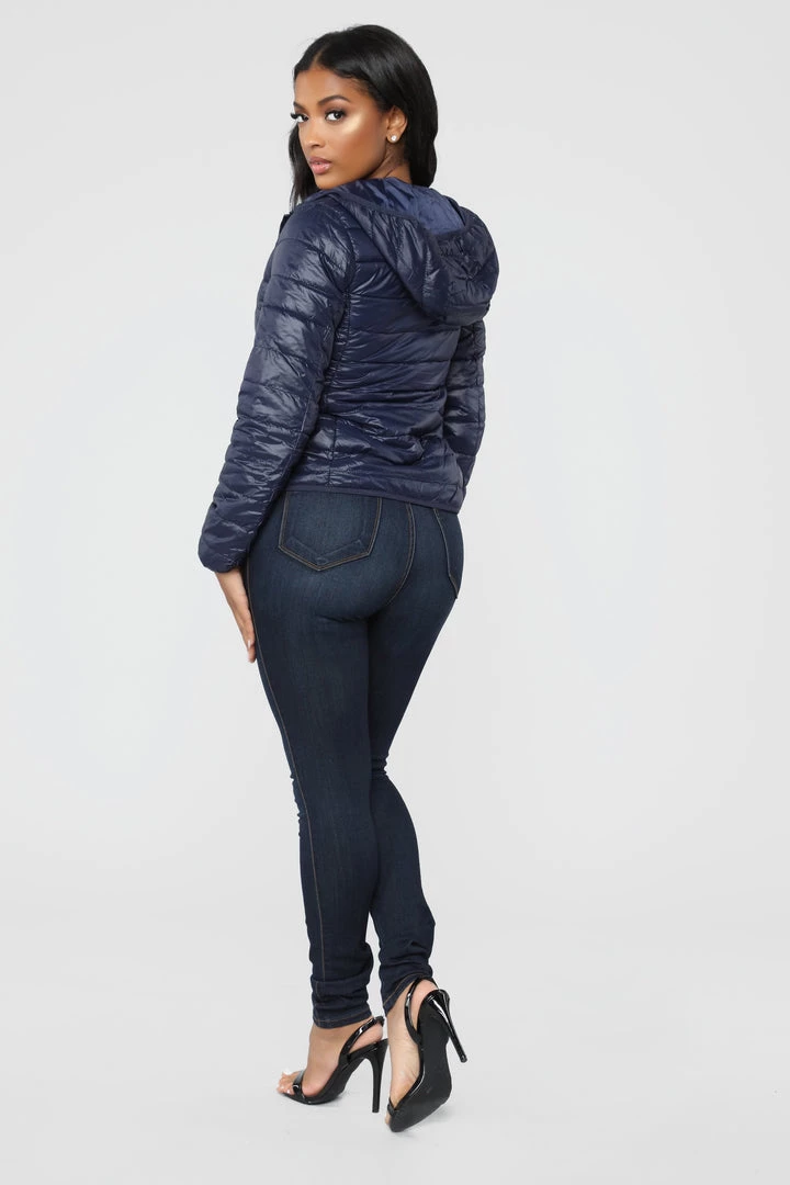 Fashion Nob Alaska Padded Jacket - Navy 4 Fashion Nob Alaska Padded Jacket - Navy