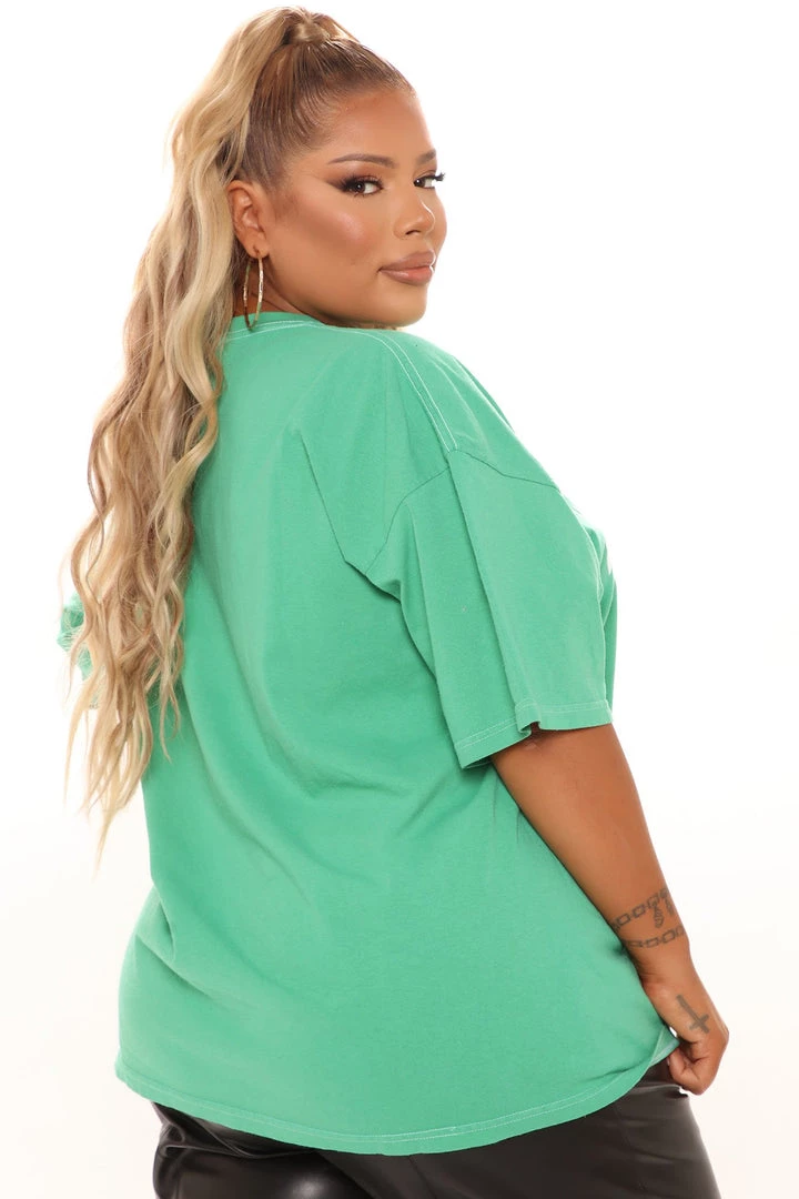 Fashion Nova Teddies & Babydolls Empathy Butterfly Top - Kelly Green