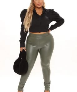 Fashion Nova Teddies & Babydolls Drinks Are On You Top - Black