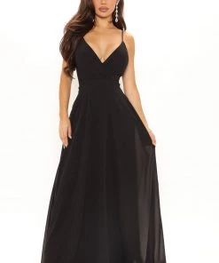 Fashion Nob Don't Complicate It Maxi Dress - Black
