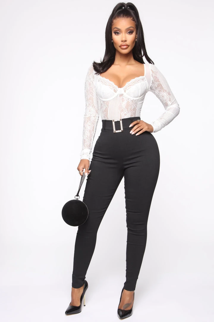 Fashion Nova Take It To Heart Lace Bodysuit - White Teddies & Babydolls 3 Fashion Nova Take It To Heart Lace Bodysuit - White Teddies & Babydolls