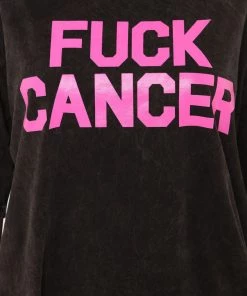 Fashion Nova Teddies & Babydolls Fuck Cancer Washed Top - Black Wash 8 Fashion Nova Teddies & Babydolls Fuck Cancer Washed Top - Black Wash