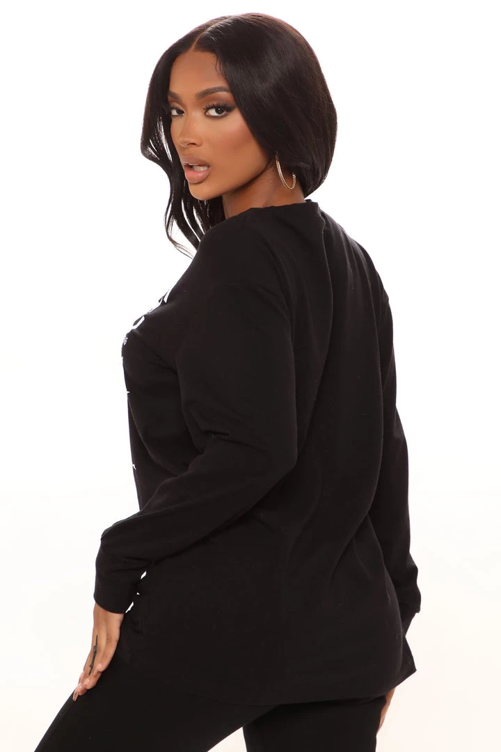 Fashion Nova Savage Bear Bot Long Sleeve Top - Black 3 Fashion Nova Savage Bear Bot Long Sleeve Top - Black