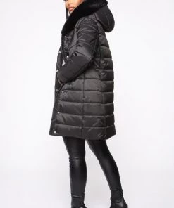 Fashion Nob Winter Blowout Tough Feels Puffer Coat - Black