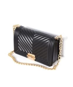 Fashion Nova On The VIP List Quilted Handbag - Black