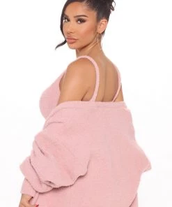 Fashion Nova Best Sellers Living In It 3 Piece Legging Set - Pink