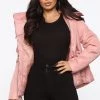 Fashion Nob I Got You Covered Puffer Jacket - Mauve