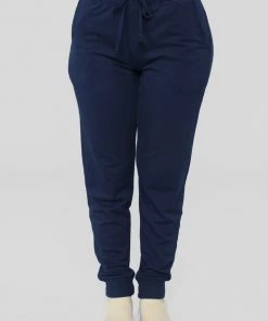 Fashion Nova Latest And Greatest French Terry Jogger - Navy New Today